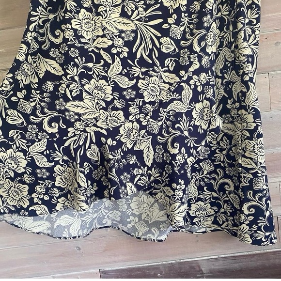Bridgehamton blue floral skirt size 1X - Picture 2 of 5